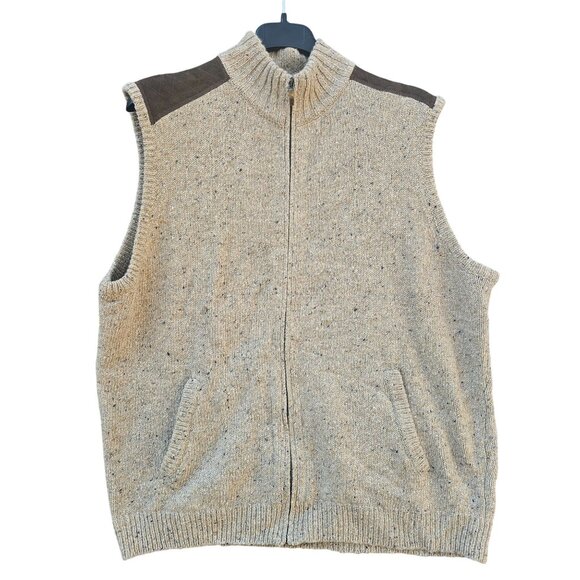 Cremieux XXL National Park Collection Merino Wool/Alpaca Blend Sweater Vest - Picture 2 of 14